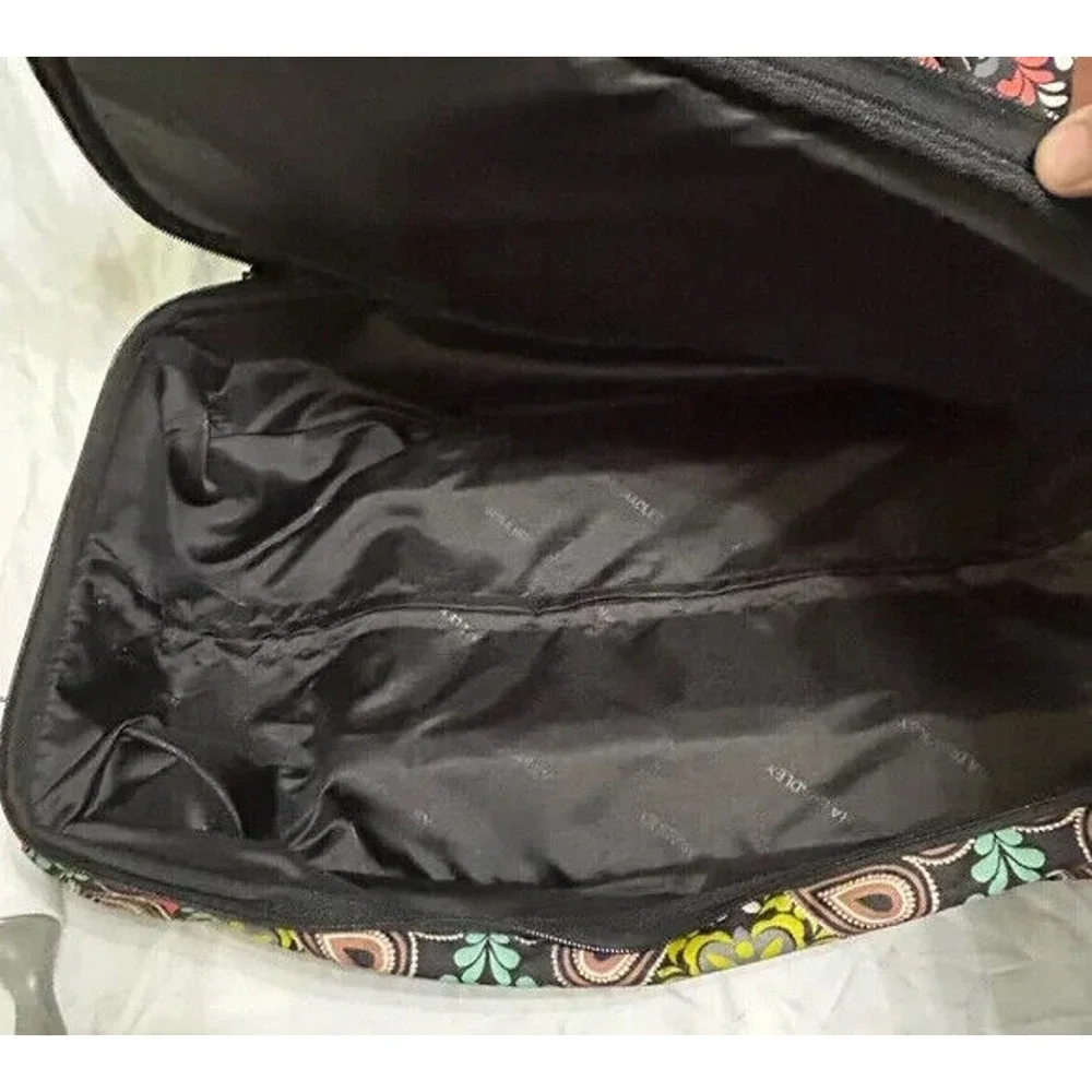 Vera Bradley Rolling Duffel Bag Overnight Weekend Carry On Luggage Sierra